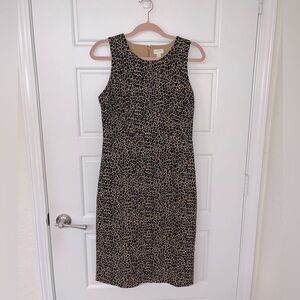 Leopard Print Sleeveless Dress